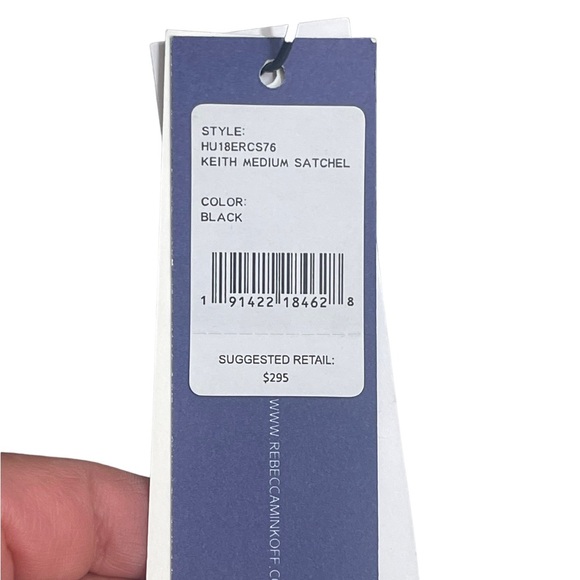 NOT FOR SALE New! Rebecca Minkoff Medium Keith
Flap Suede & Leather Satchel
BLAC - Picture 15 of 16